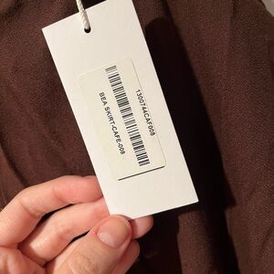 Reformation Bea Skirt - Cafe - Size 8